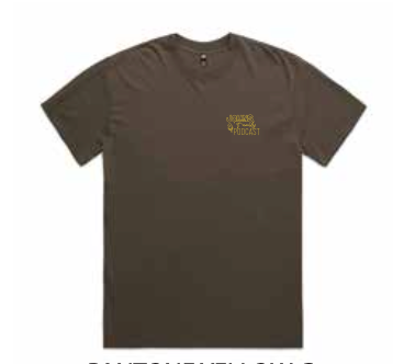 Faded Brown Johns Family Podcast Logo Tee |