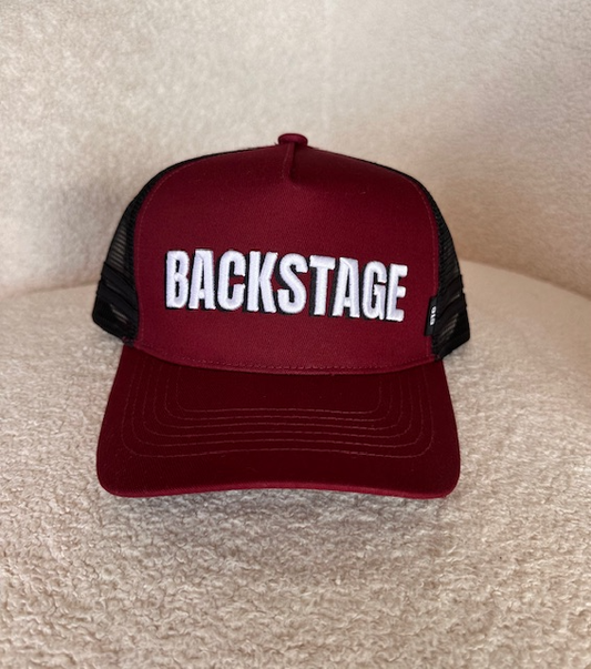 Backstage Trucker Cap. Mid-profile