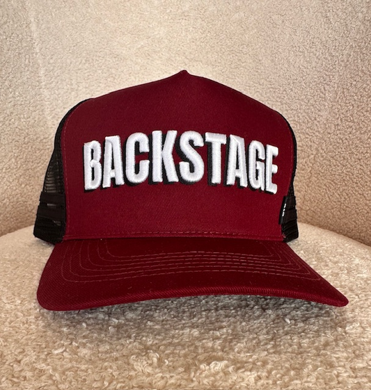 Backstage Trucker Cap. High-profile 9cm