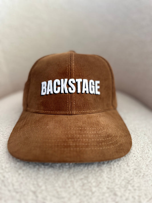 Backstage Corduroy Trucker Cap - Brown